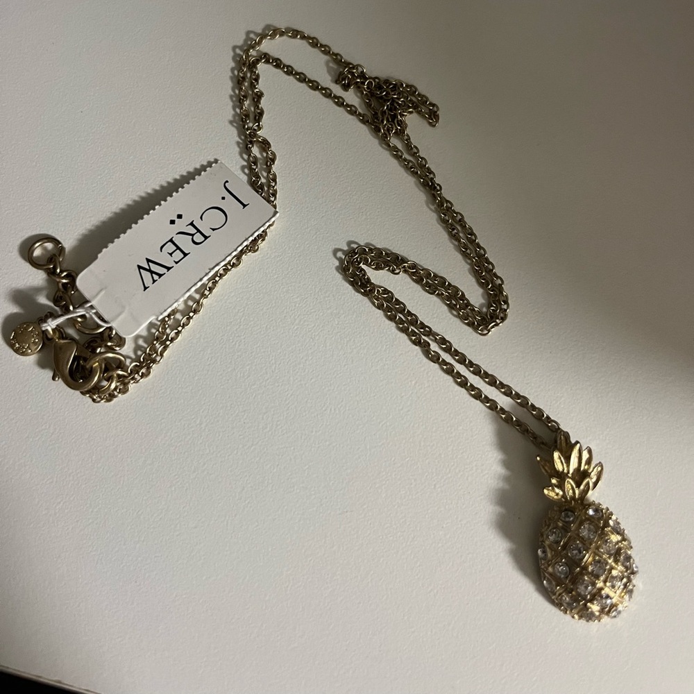 Jcrew pineapple necklace